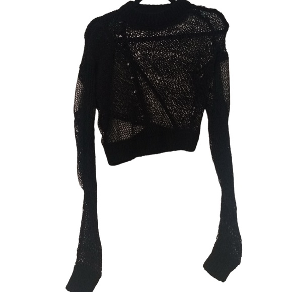 Helmut lang cropped  web sweater - Picture 1 of 12